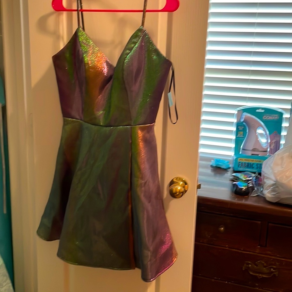 Psychedelic short dress